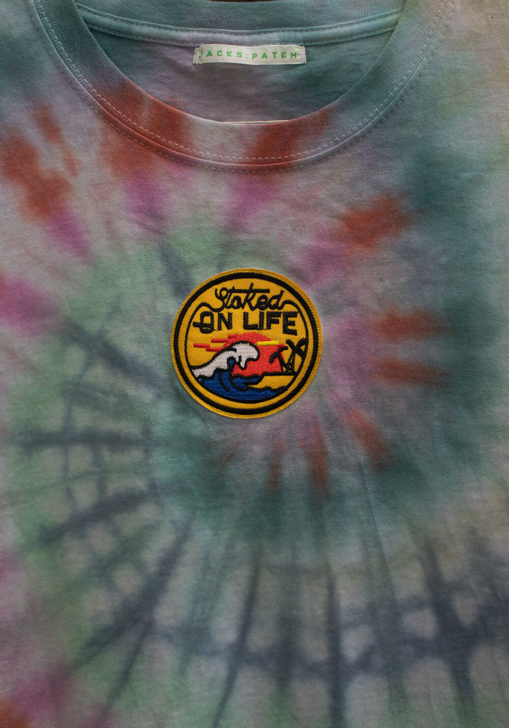 Stoked on Life (Tie dye T-shirt)