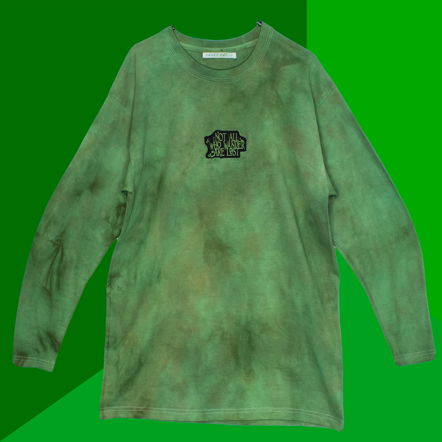 Not all who wander are lost (Longsleeve Tie dye Tee)