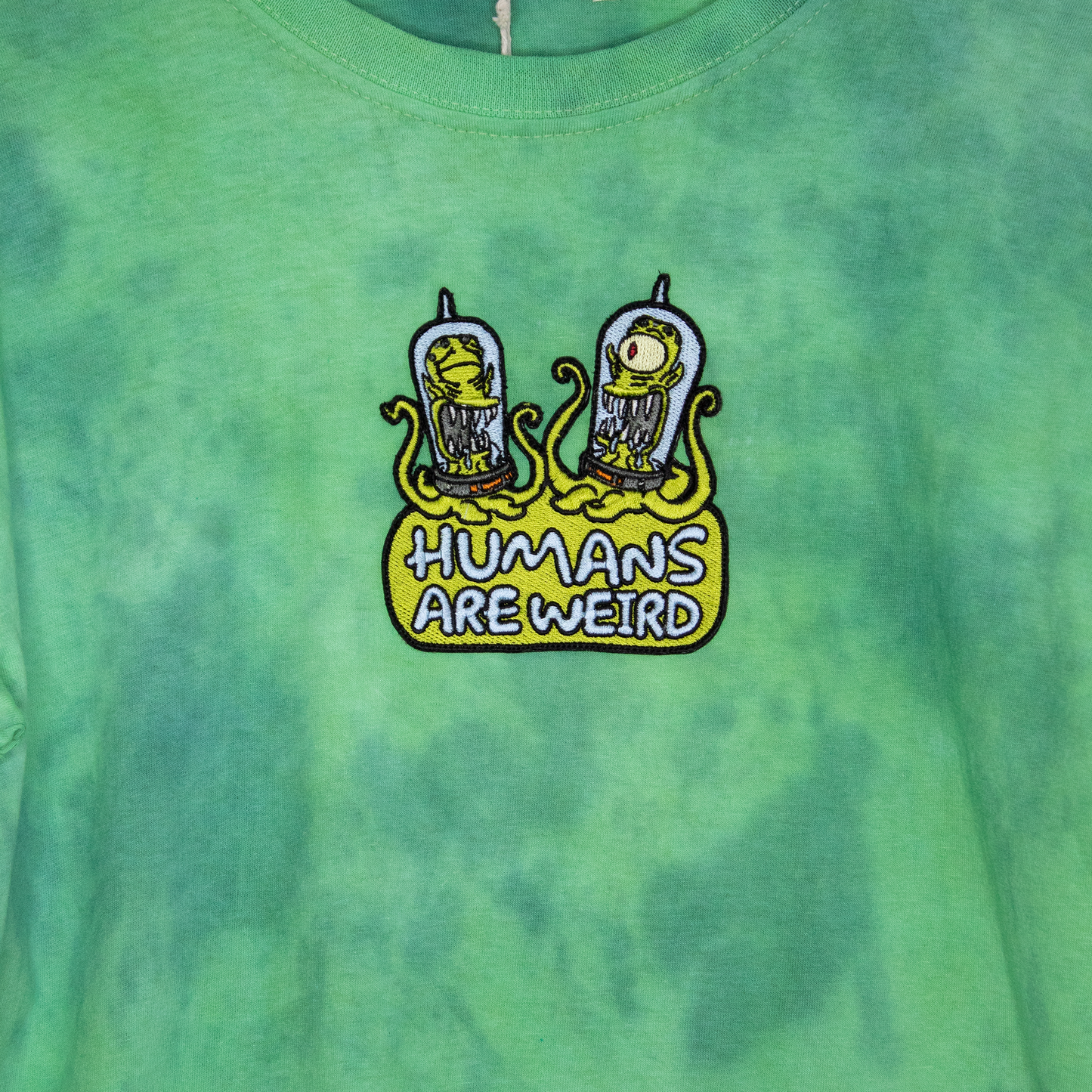 HUMANS ARE WEIRD (Tie-dye Longsleeve)