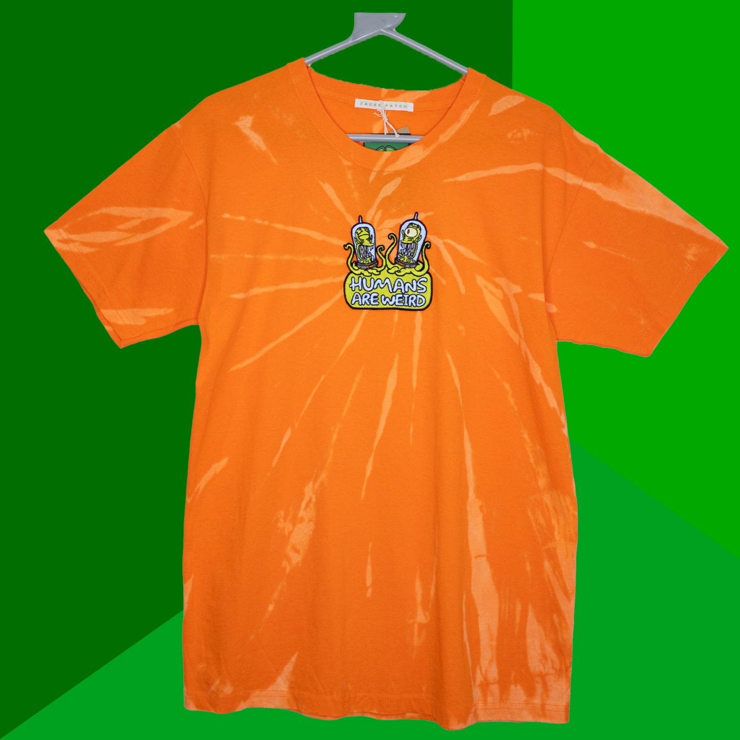 HUMANS ARE WEIRD (Tie dye T-shirt)