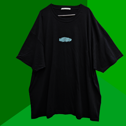 JACKS PATCH Blue drip (Black T-shirt)